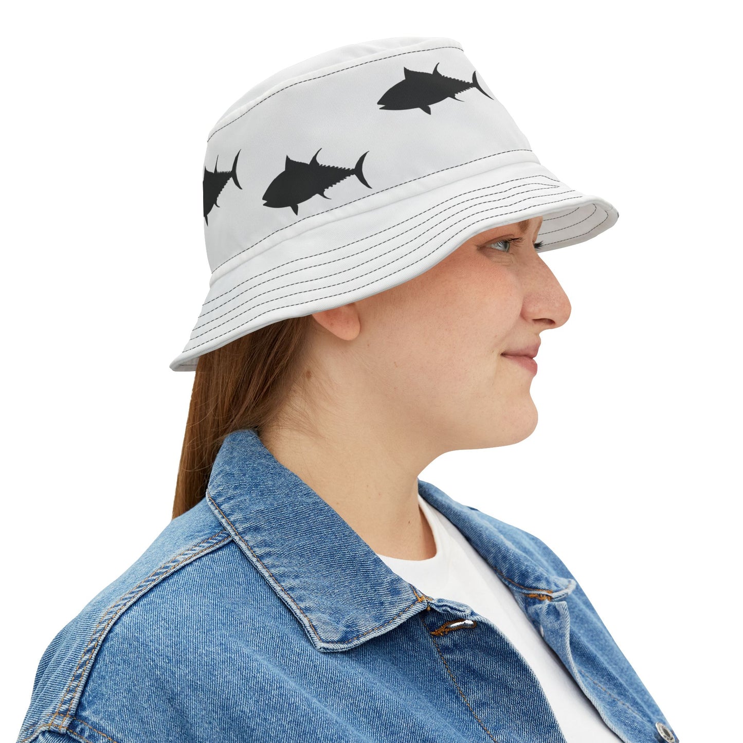 Blue Fin Bucket Hat